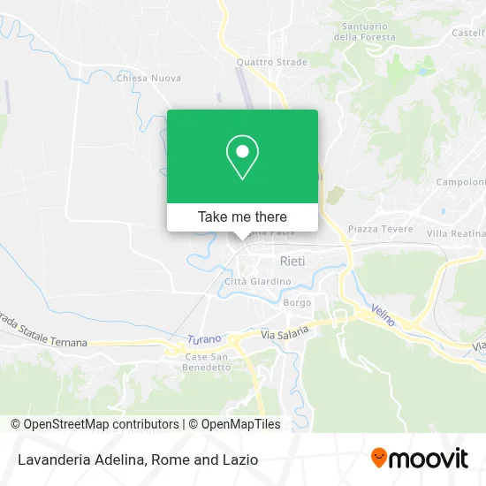 Lavanderia Adelina map