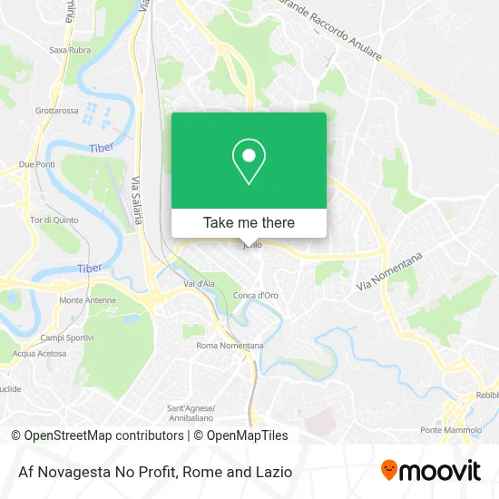 Af Novagesta No Profit map