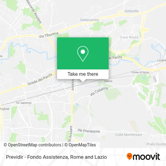 Previdir - Fondo Assistenza map