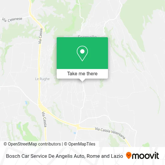 Bosch Car Service De Angelis Auto map