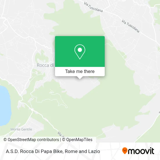 A.S.D. Rocca Di Papa Bike map