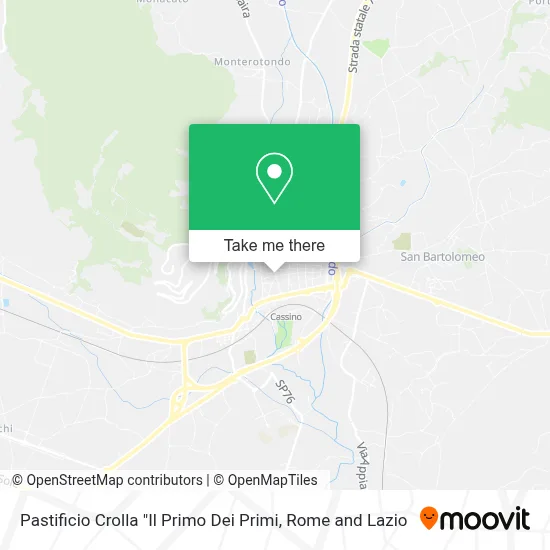 Pastificio Crolla "Il Primo Dei Primi map