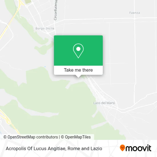 Acropolis Of Lucus Angitiae map