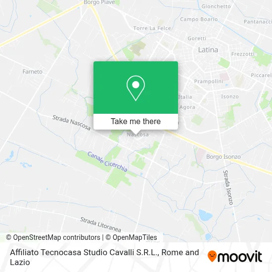 Affiliato Tecnocasa Studio Cavalli S.R.L. map