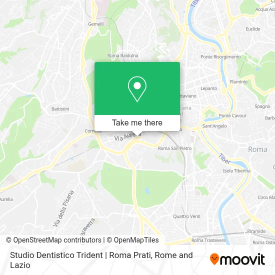 Studio Dentistico Trident | Roma Prati map