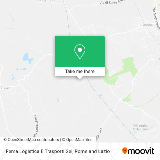 Fema Logistica E Trasporti Sel map
