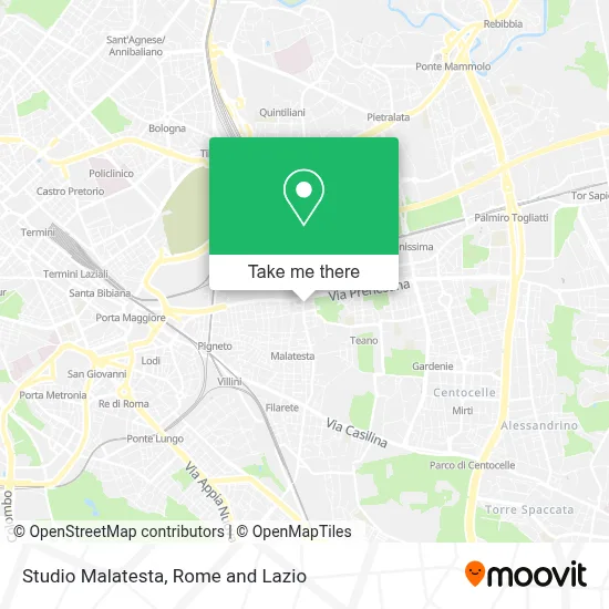 Studio Malatesta map
