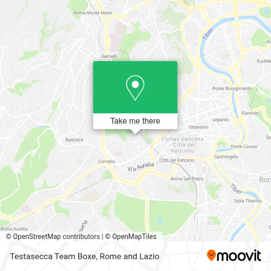 Testasecca Team Boxe map