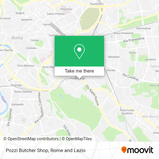Pozzi Butcher Shop map