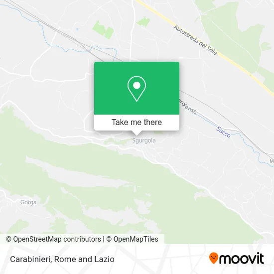 Carabinieri map
