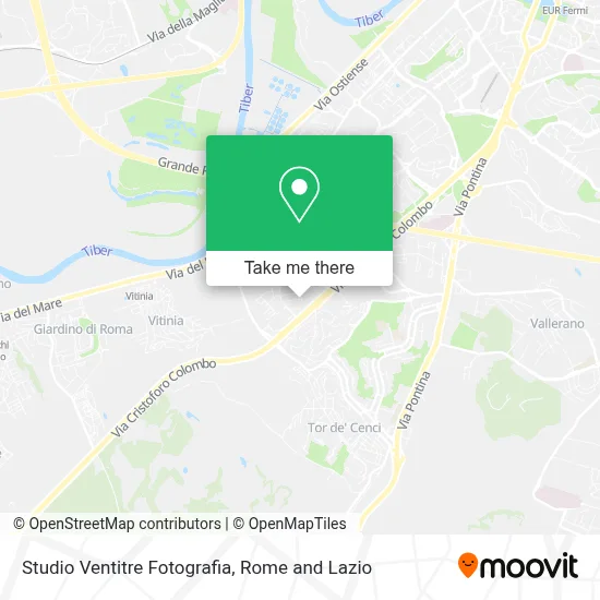 Studio Ventitre Fotografia map