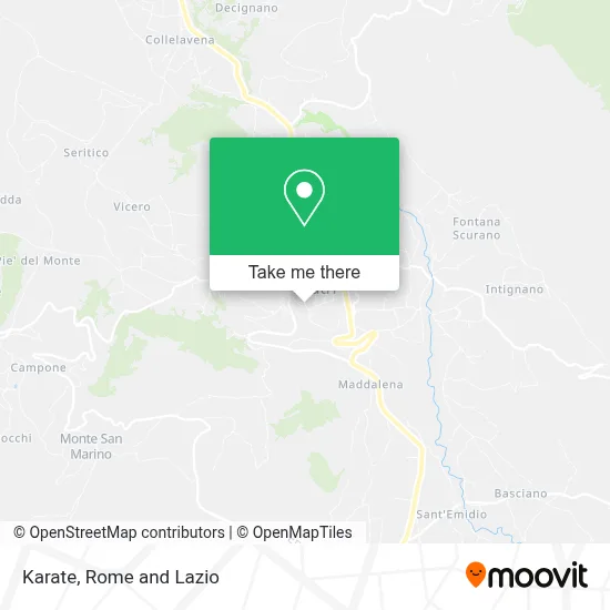 Karate map