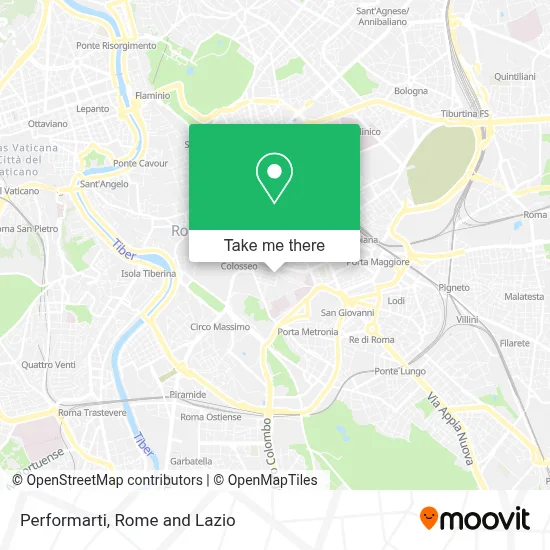 Performarti map
