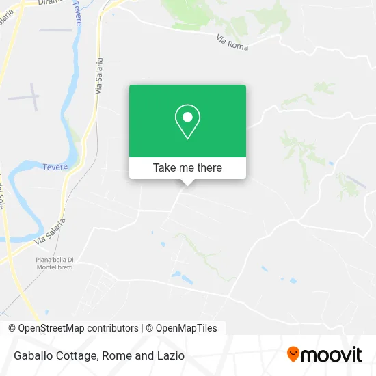 Gaballo Cottage map