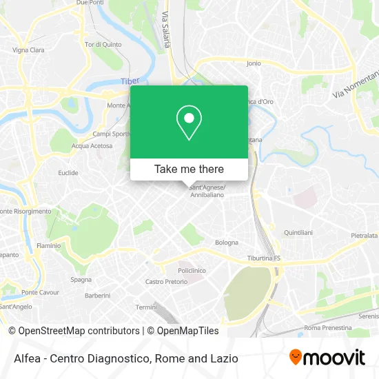 Alfea - Centro Diagnostico map