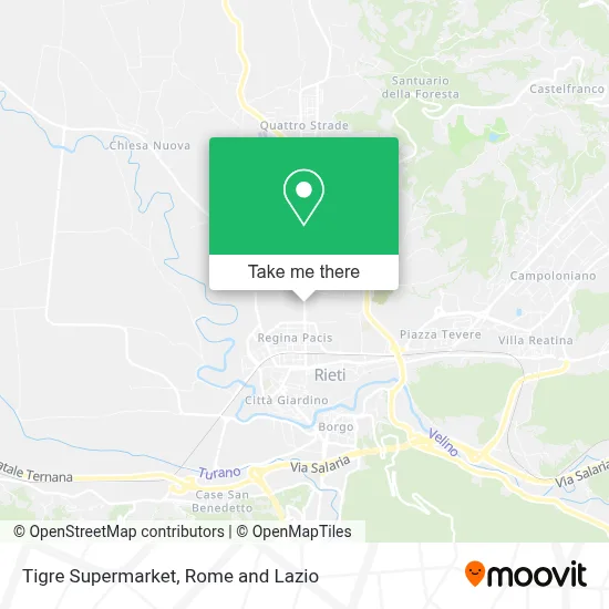 Tigre Supermarket map