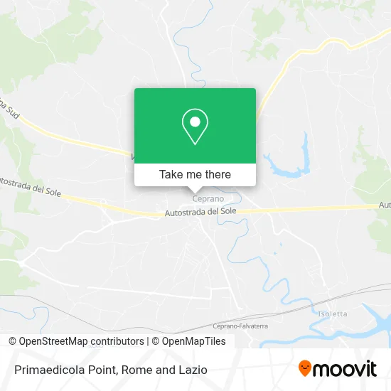 Primaedicola Point map