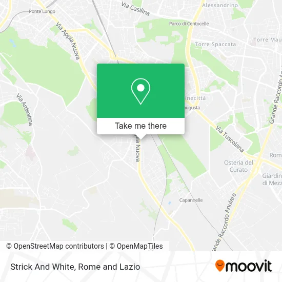 Strick And White map