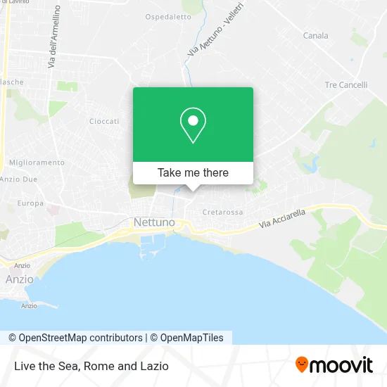 Live the Sea map