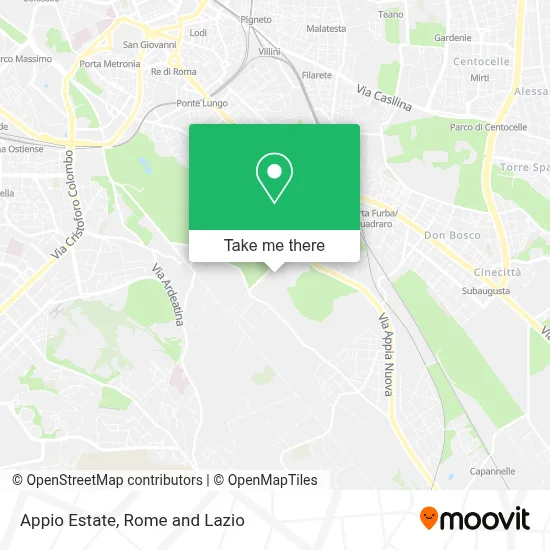 Appio Estate map