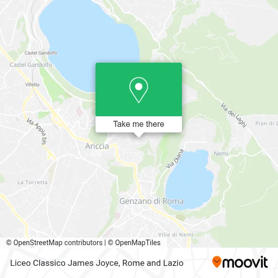 Liceo Classico James Joyce map