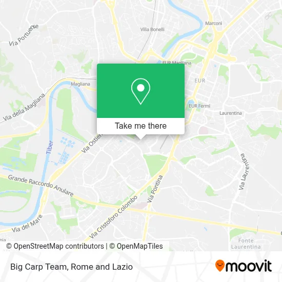 Big Carp Team map