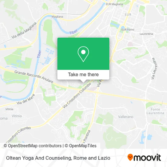Oltean Yoga And Counseling map