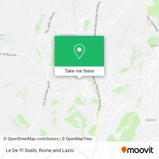 Le De Yi Sushi map