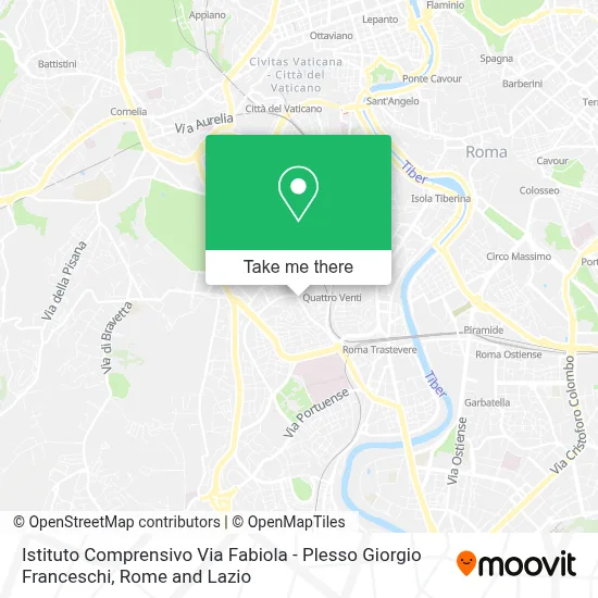 Istituto Comprensivo Via Fabiola - Plesso Giorgio Franceschi map