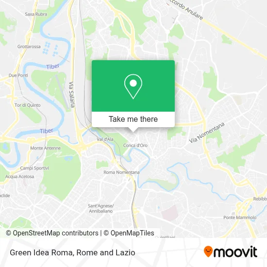 Green Idea Roma map