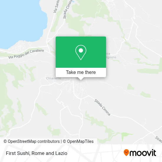 First Sushi map