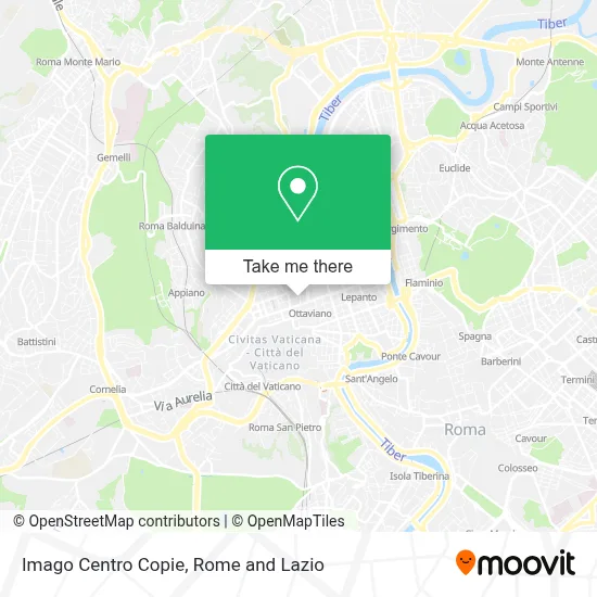 Imago Centro Copie map