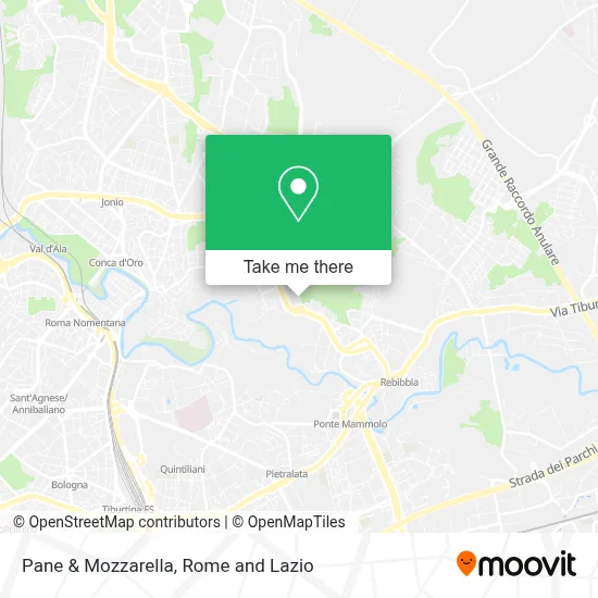 Pane & Mozzarella map