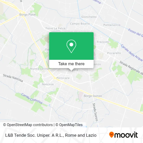 L&B Tende Soc. Uniper. A R.L. map