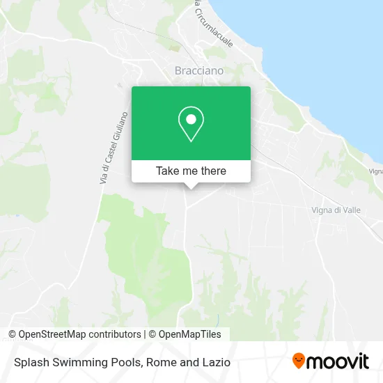 Splash Swimming Pools map