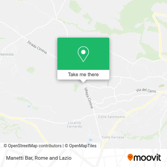 Manetti Bar map