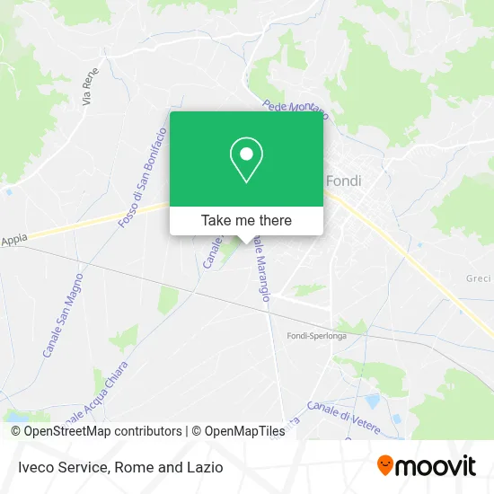 Iveco Service map