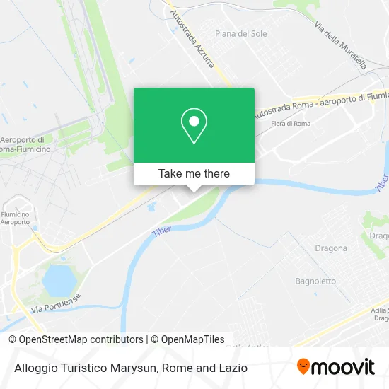 Alloggio Turistico Marysun map