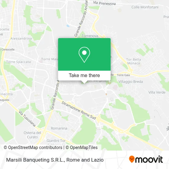 Marsili Banqueting S.R.L. map