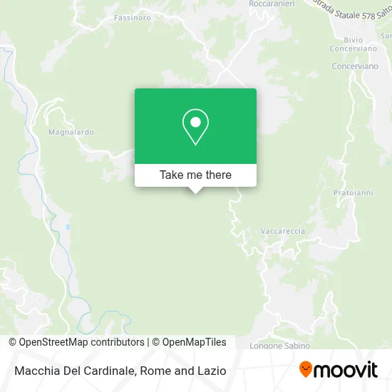 Macchia Del Cardinale map