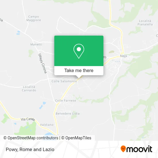 Powy map
