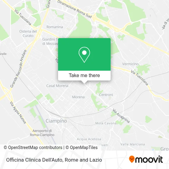 Officina Clinica Dell'Auto map