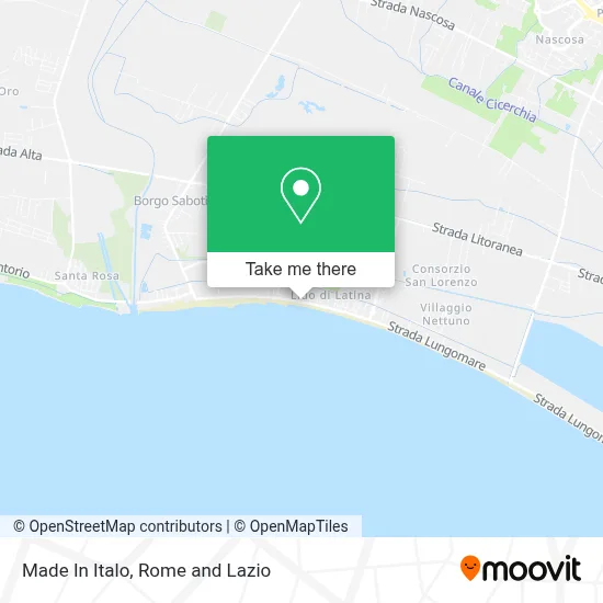 Made In Italo map