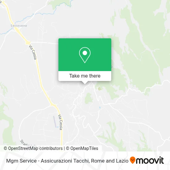 Mgm Service - Assicurazioni Tacchi map