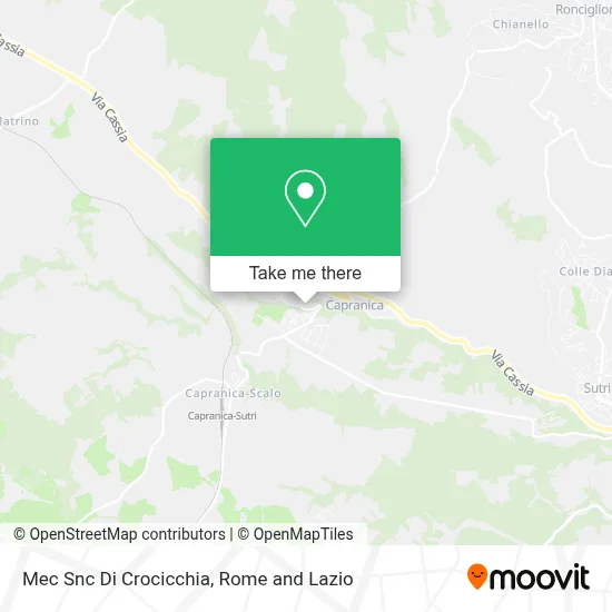 Mec Snc Di Crocicchia map