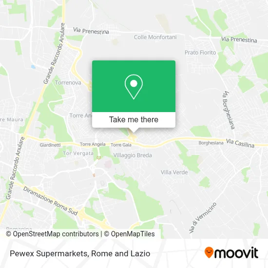 Pewex Supermarkets map