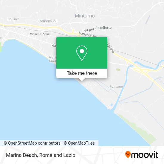Marina Beach map
