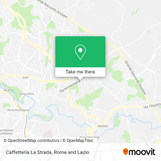 Caffetteria La Strada map