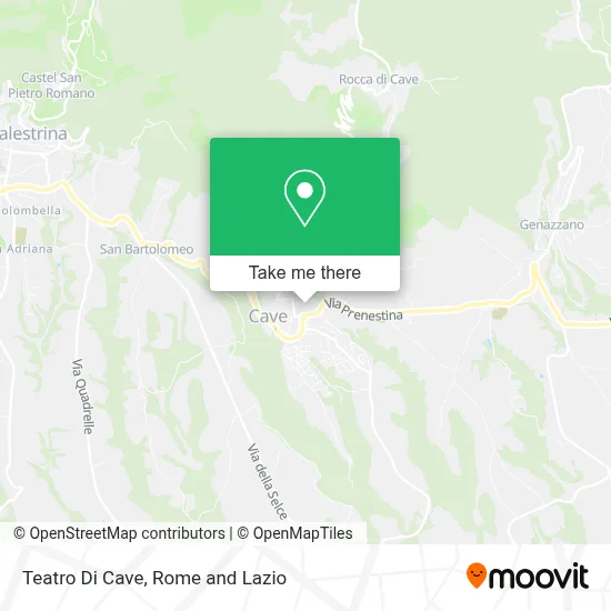 Teatro Di Cave map