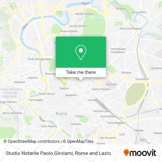 Studio Notarile Paolo Girolami map